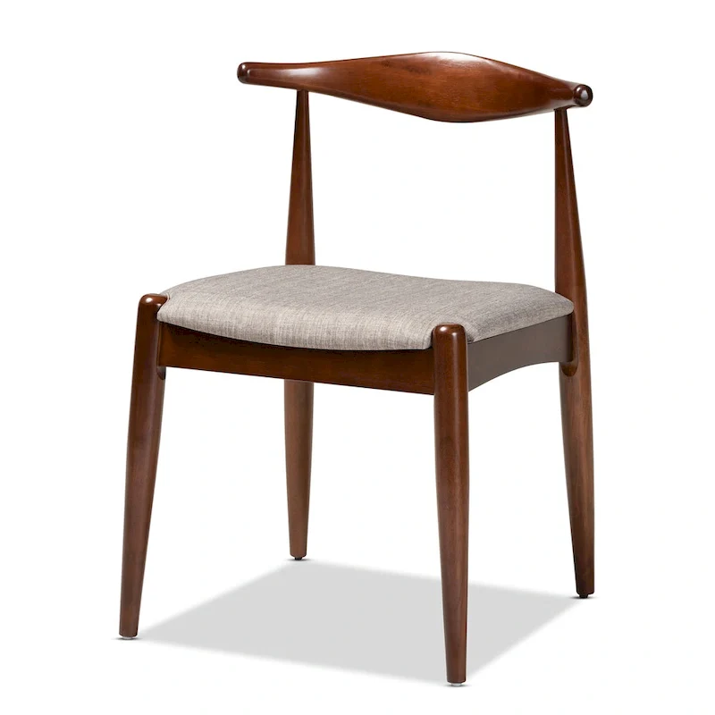 Aeron Mid-Century Modern Upholstered 5-Piece Dining Set