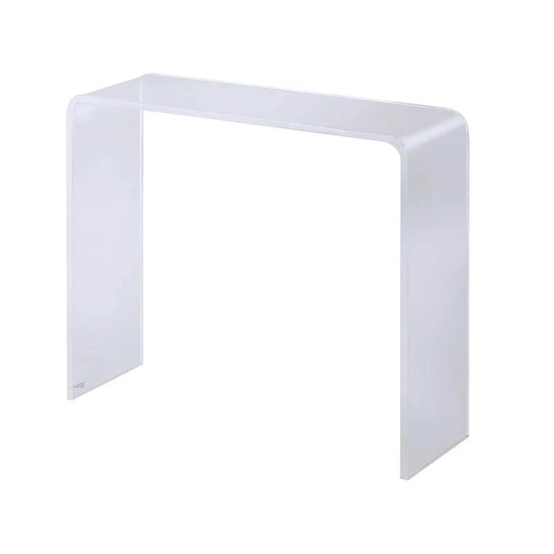 Lucite Clear Acrylic Console Table