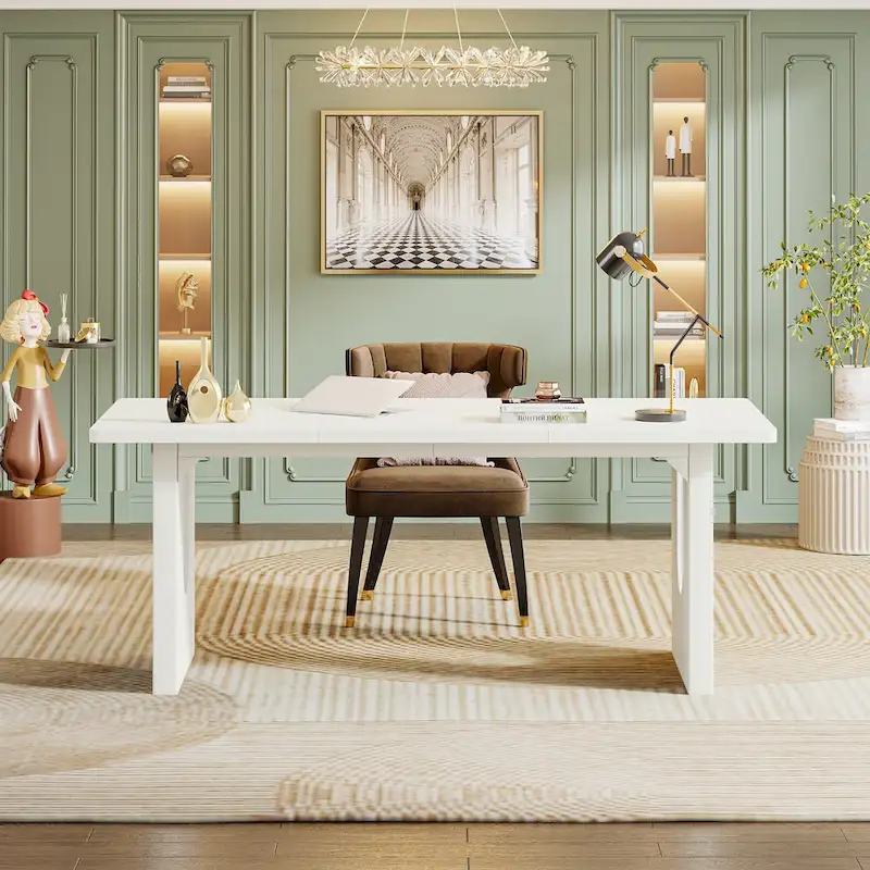 Large Executive Desk - 70.9 Wide - Modern Style