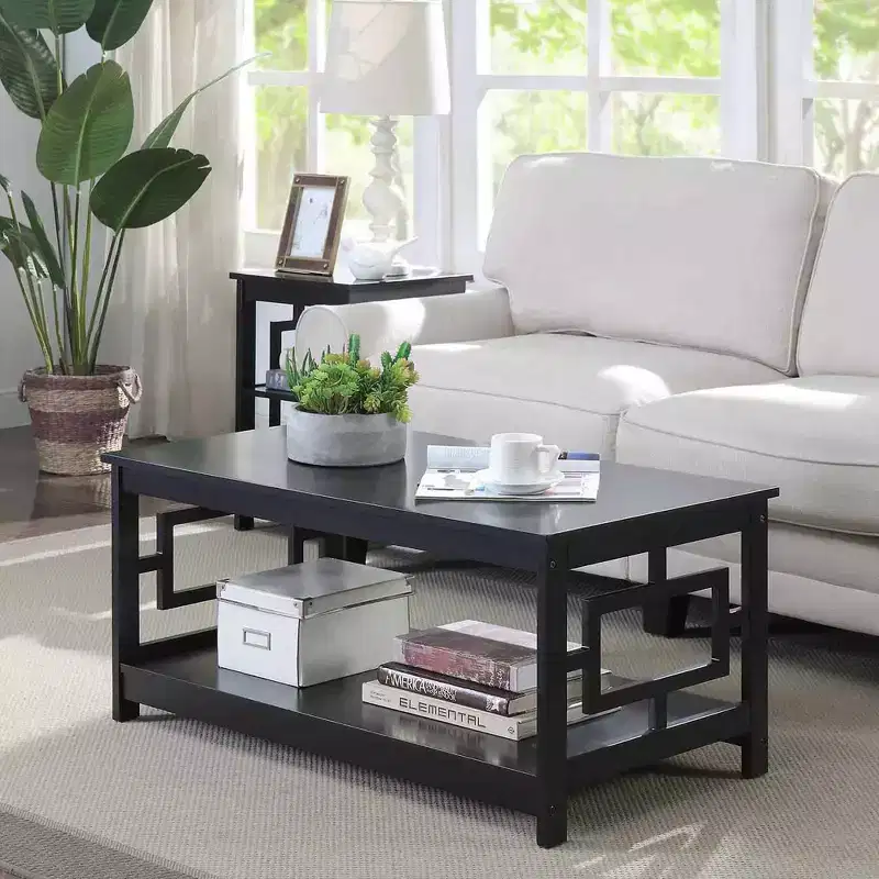 Town Square Coffee Table with Shelf - Breighton Home