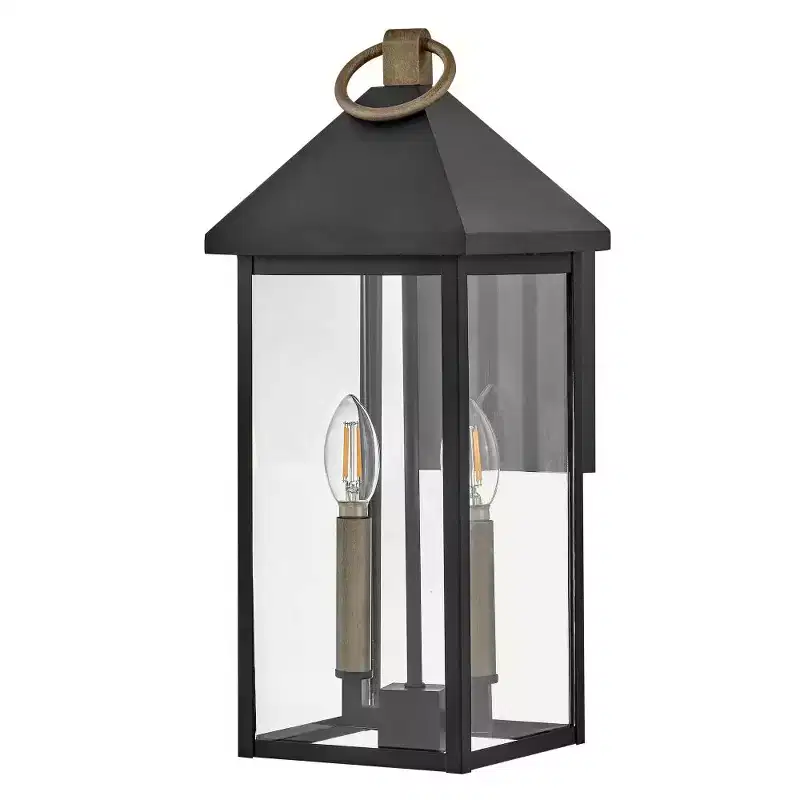 Lark Rhett 2 - Light Wall Light in Black