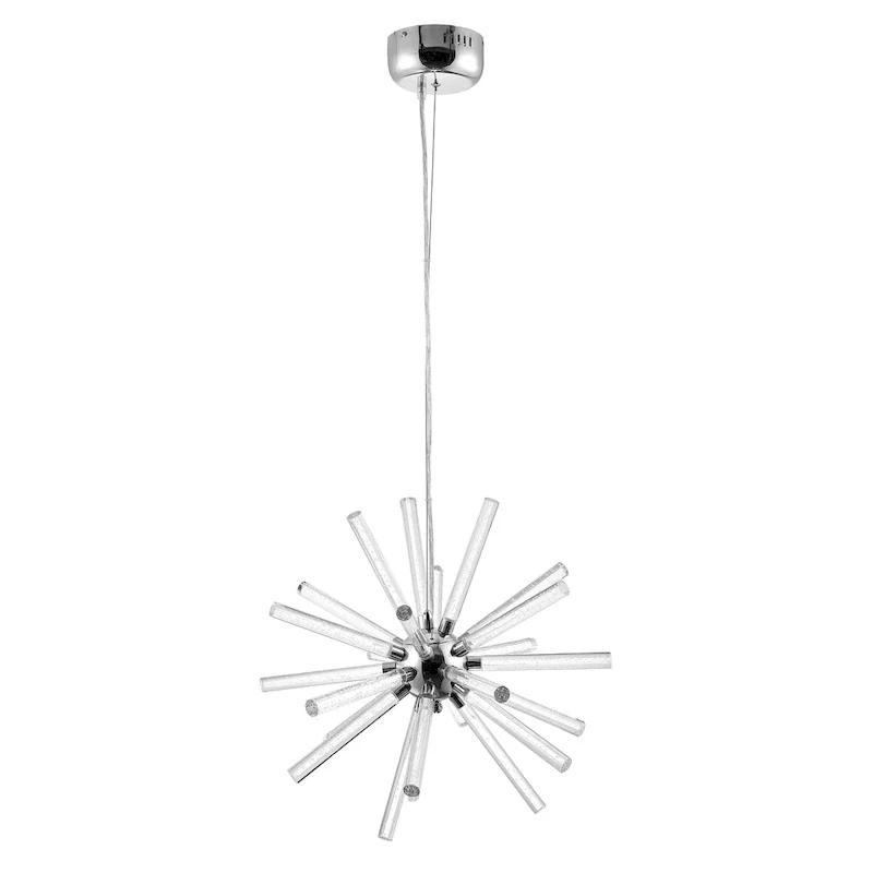 SAFAVIEH Lighting Gerfriede 84-inch Modern Sputnik Adjustable LED Pendant - 19  W x 19  L x 22-84  H