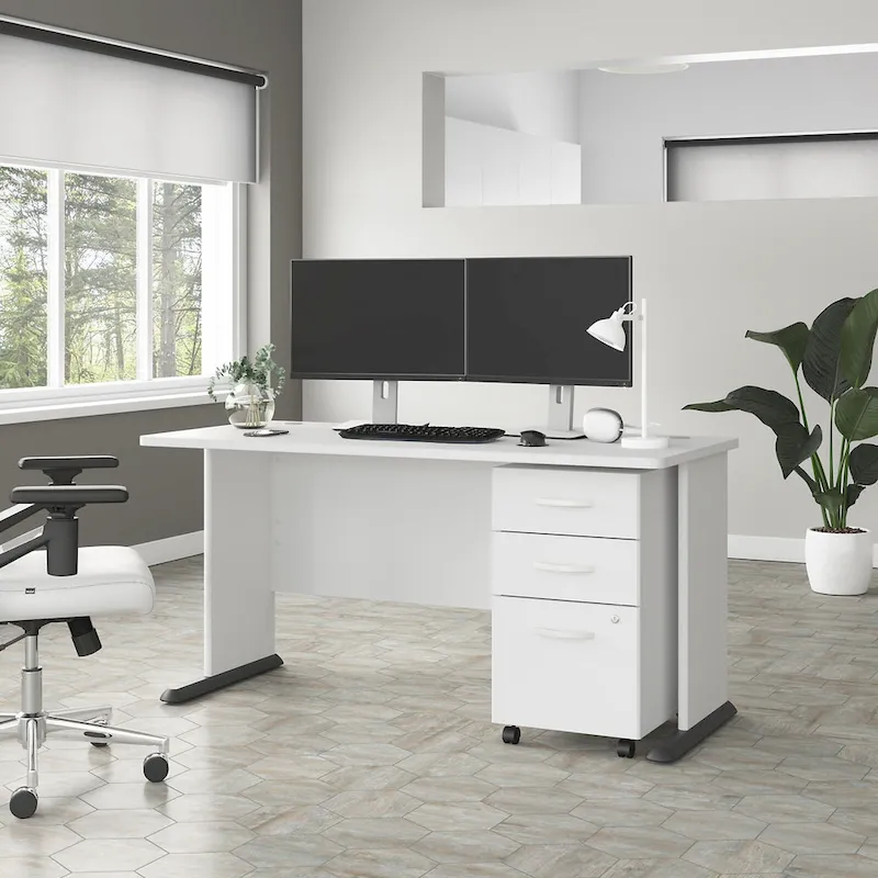 Studio A 60W Computer Desk with Drawers by Bush Business Furniture
