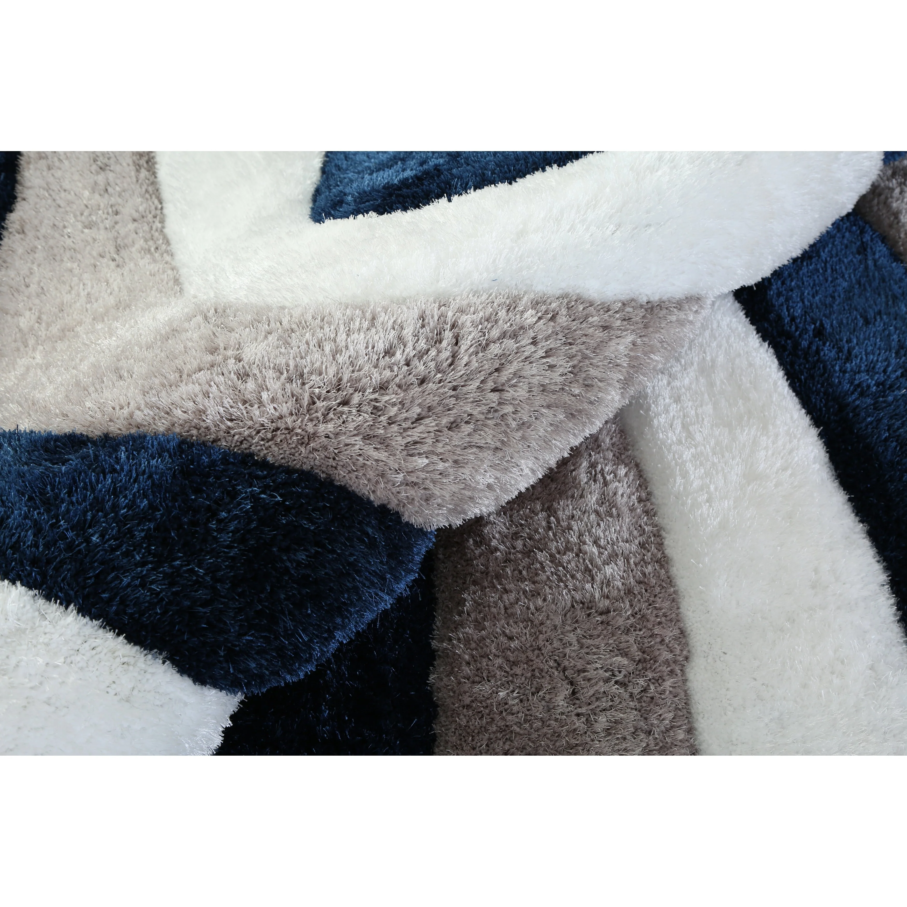 Mateos Shag Abstract Designed Area Rug