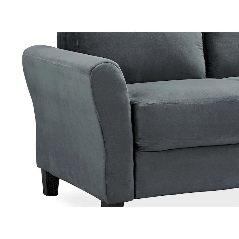 iLounge Waverly Microfiber Loveseat