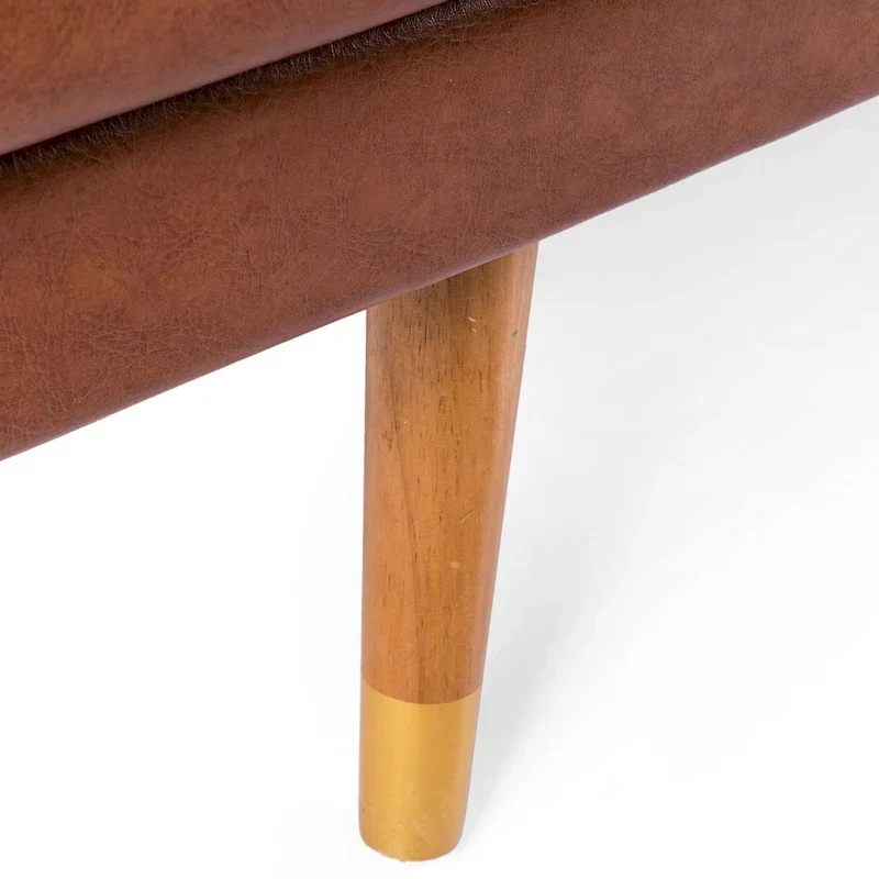 Barnard Mid-century Tufted Sofa with Accent Pillows by Christopher Knight Home