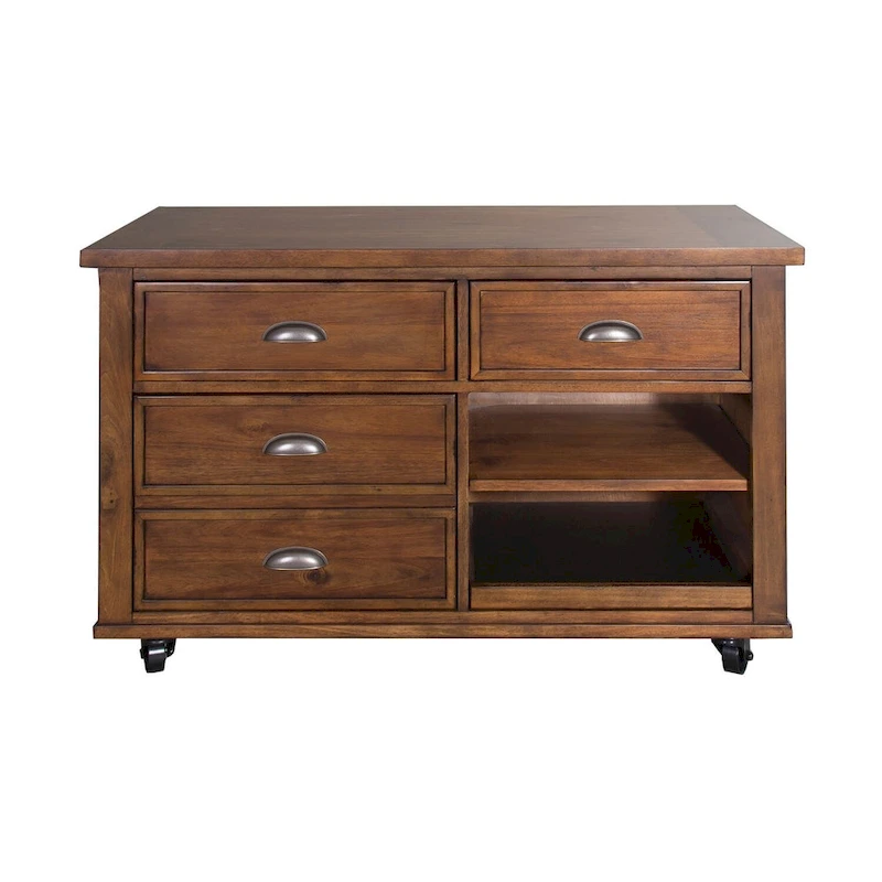 Arlington House Cobblestone Brown Credenza