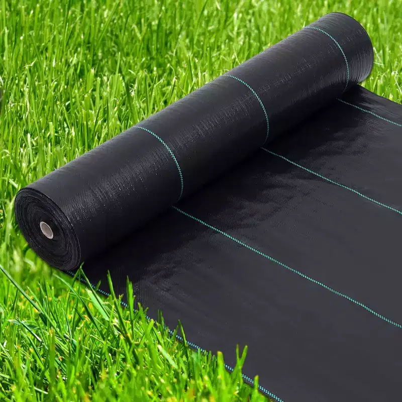 3ft x 300ft Landscape Fabric Weed Barrier, 3.24 oz Heavy Duty High Permeability Ground Cover for Flower Bed, Driveway & Erosion Control