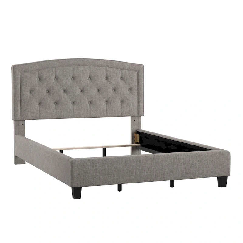 Fontana Adjustable Diamond-tufted Arched Back Bed by iNSPIRE Q Classic