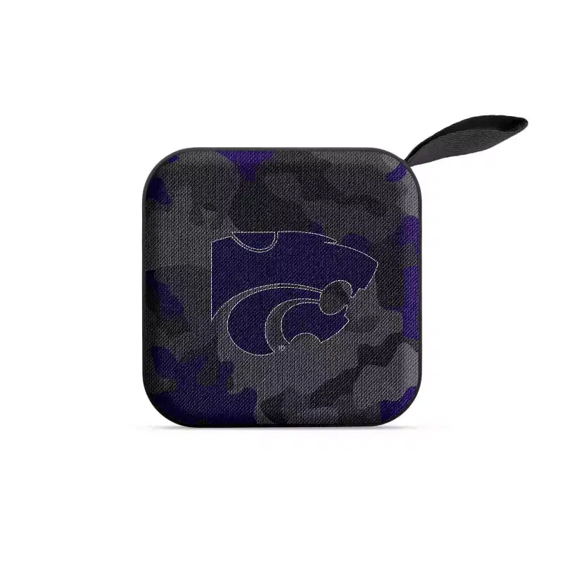 NCAA Kansas State Wildcats Bluetooth Portable Speaker with FM Radio: USB & MicroSD Compatible