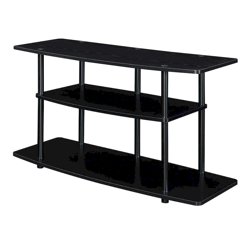 Convenience Concepts Designs2Go No Tools 3 Tier Wide TV Stand