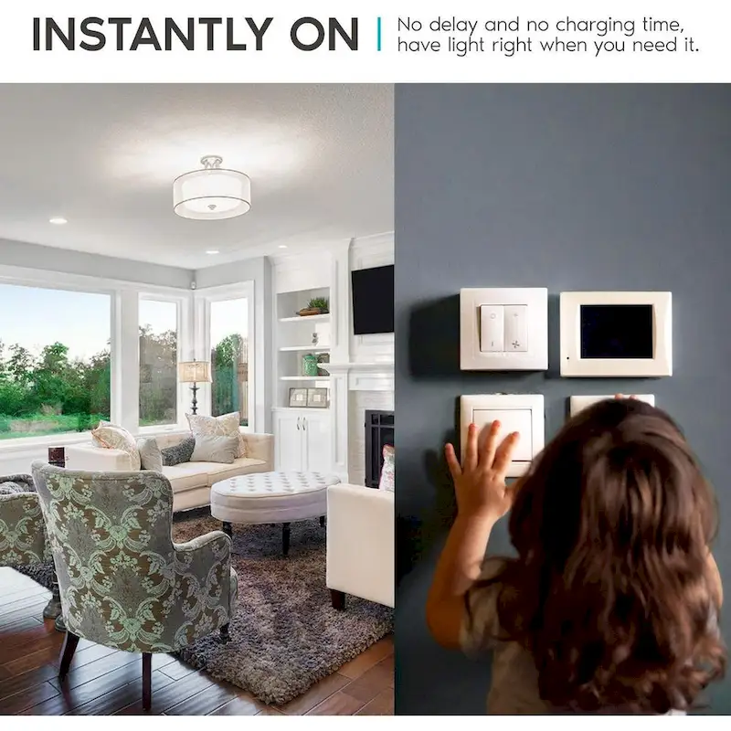 Luxrite A19 LED Light Bulb 60W Equivalent, Dimmable, 800 Lumens, Enclosed Fixture Rated, Energy Star, E26 Base (6 Pack)