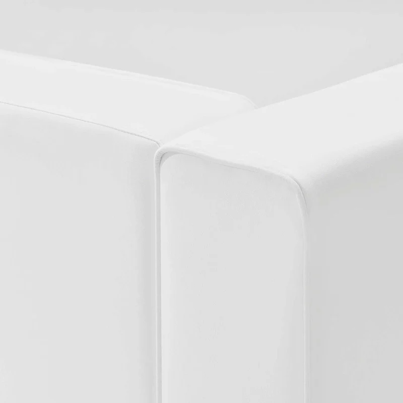 Mingle Vegan Leather 4-Piece Sectional Sofa