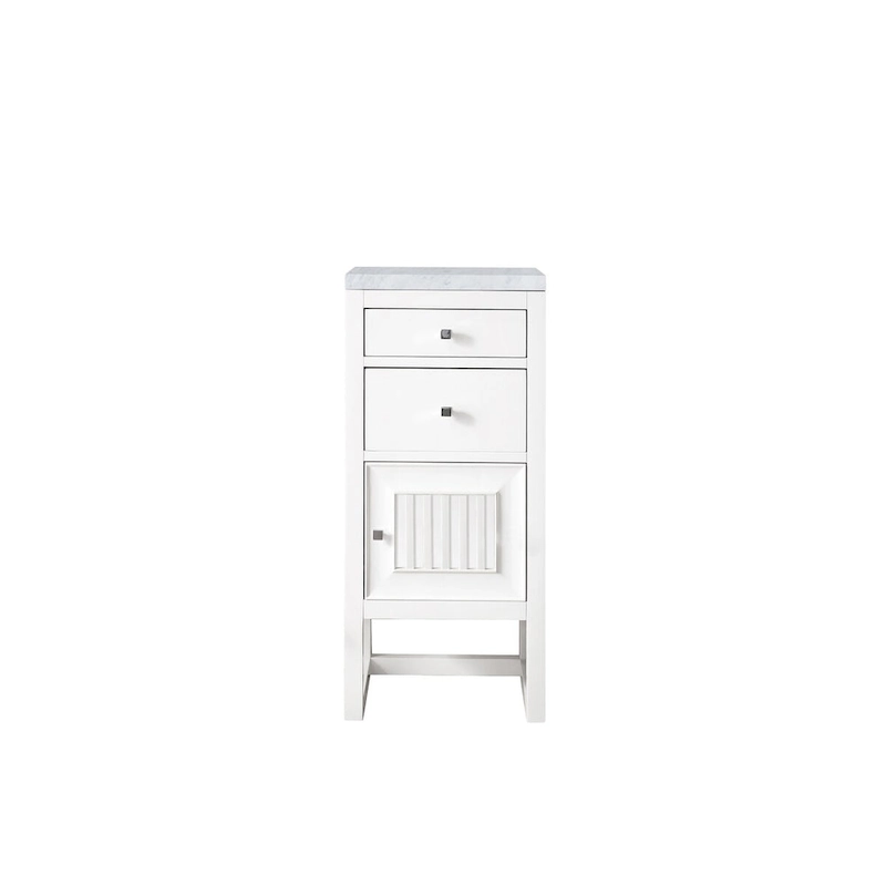 James Martin Vanities Athens 15  Cabinet w/ Drawers and Door, Glossy White