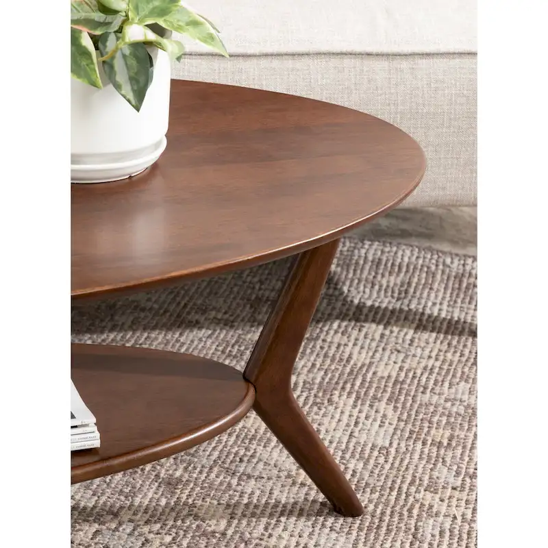 Kate and Laurel Nylah Oval Coffee Table