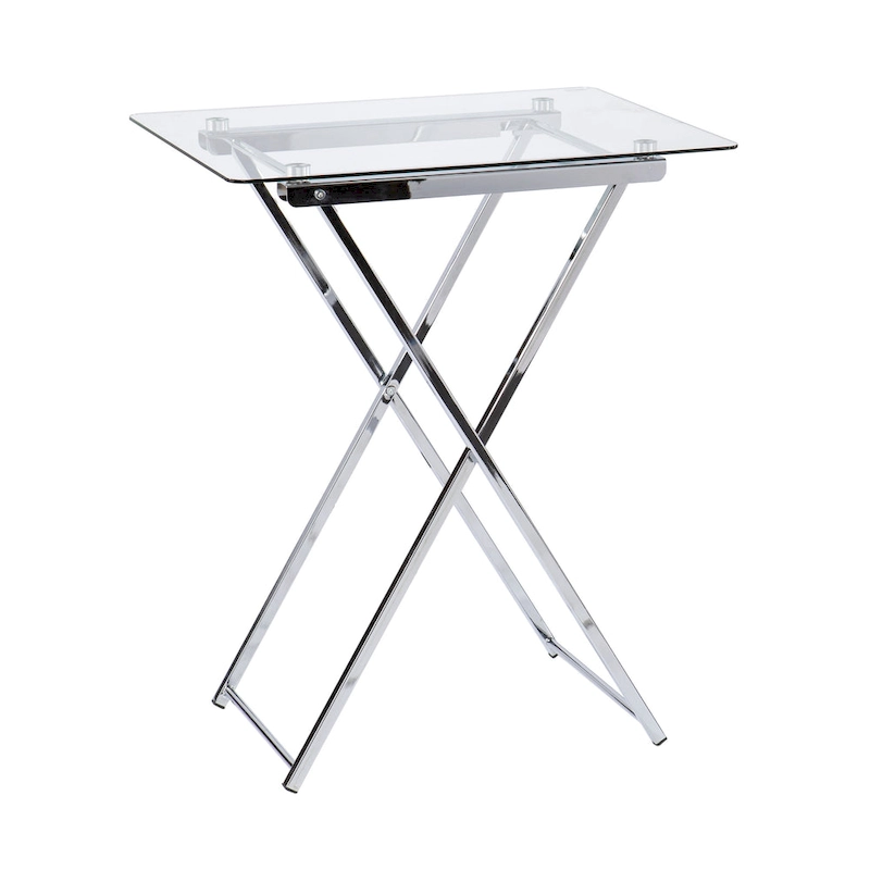 SEI Furniture Hinding Folding Tray Table