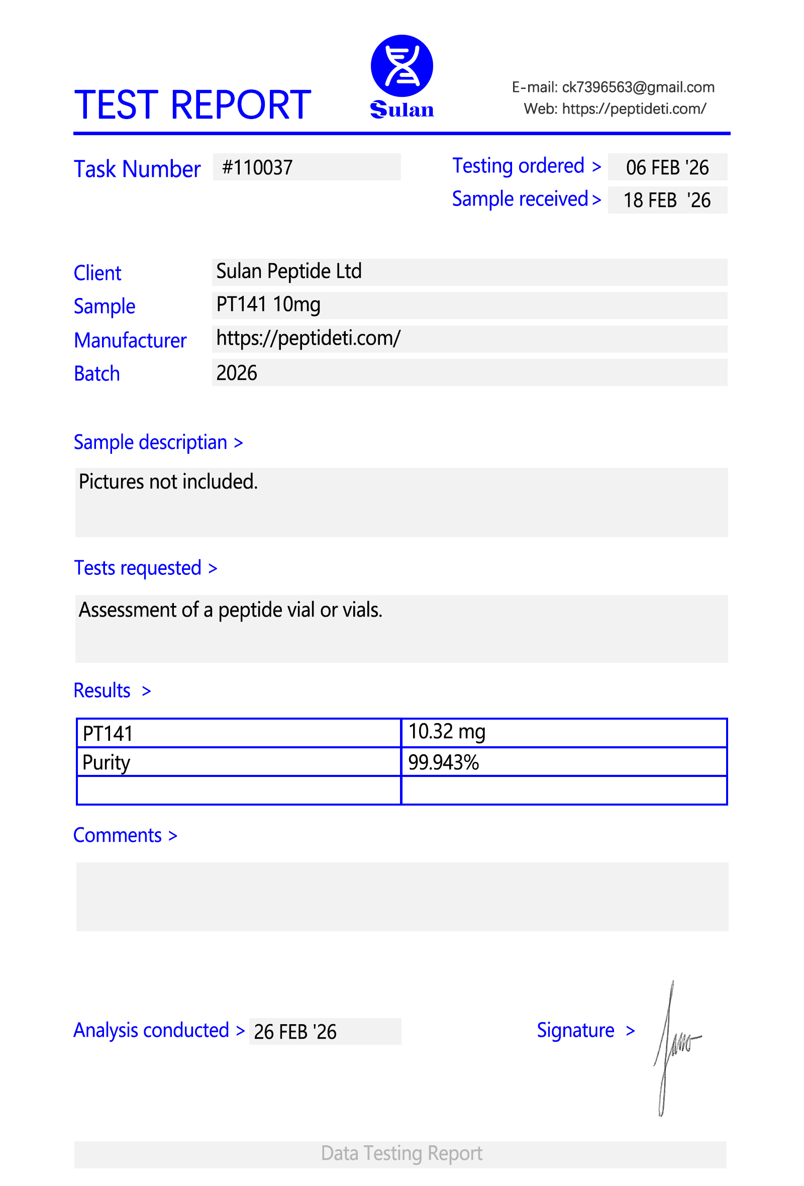 PT-141 (Bremelanotide) (10mg)