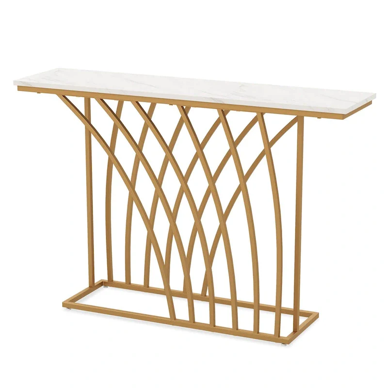 48 Console Table Modern Accent Entryway Table Long End Table