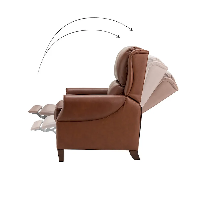 Alicia 32.68  Wide Genuine Leather Manual Recliner