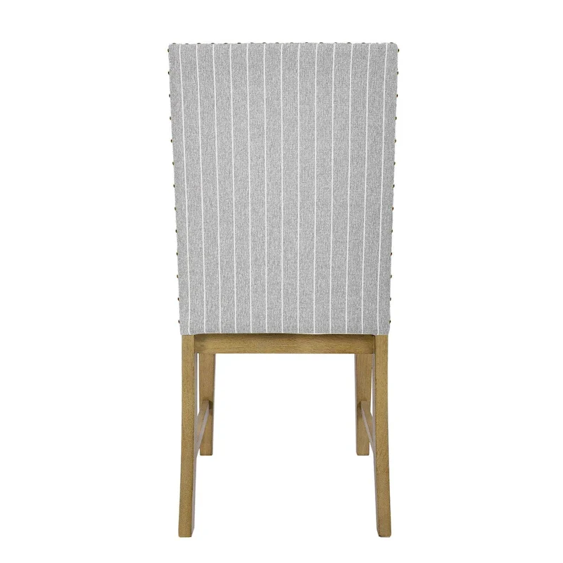 HomePop Upholstered Wood Apron Dining Chair - Set of 2