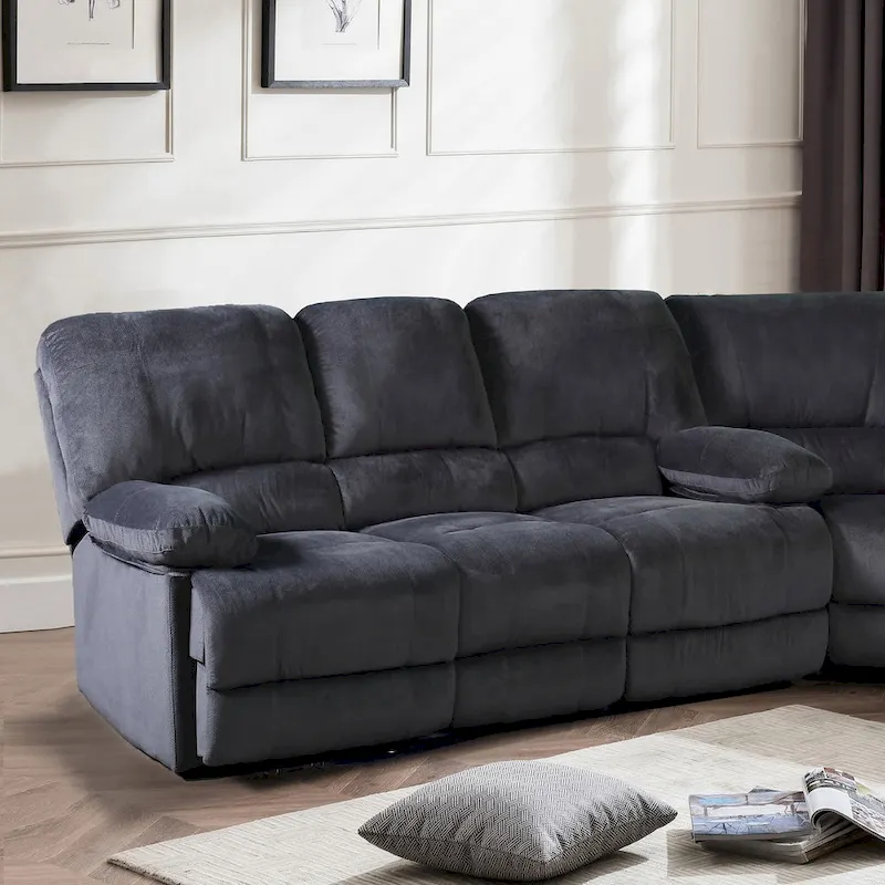 Kevin Transitional Polyester Sectional