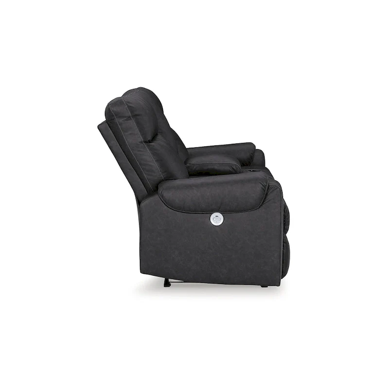 Signature Design by  Barnsana Power Reclining Loveseat with Console