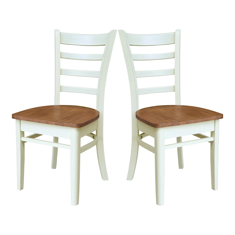 International Concepts Set of Two Emily Side Chairs