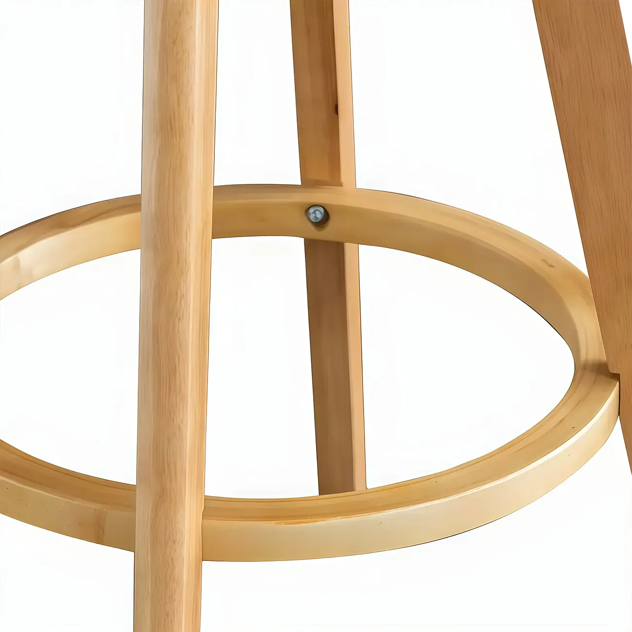 Saddle Leather Counter Height Low Back Swivel Bar Stools