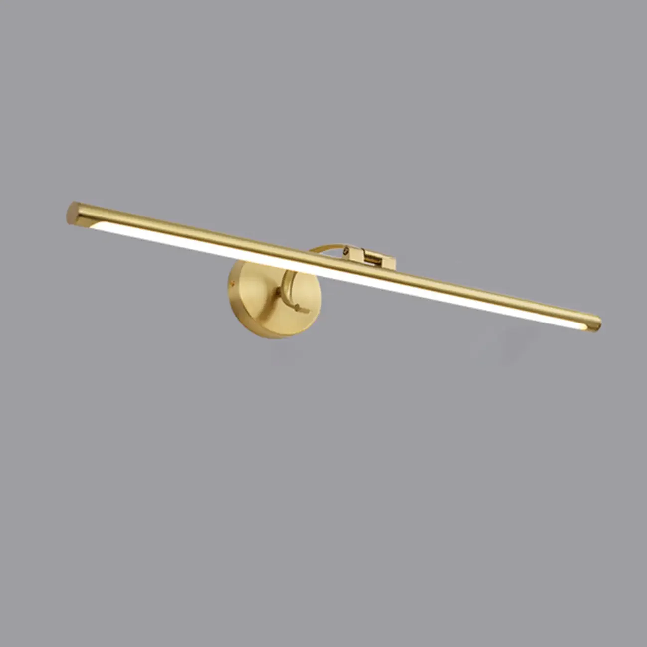 Arched Modern Gold Linear LED Vanity Light