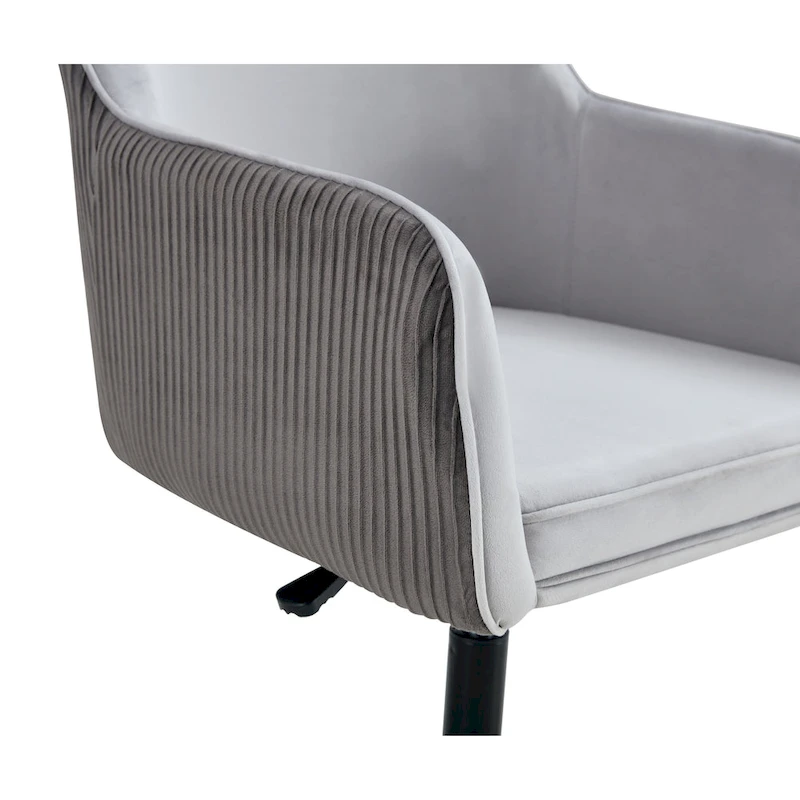 Antique Dark Grey Modern 25.6 Swivel Desk Chair