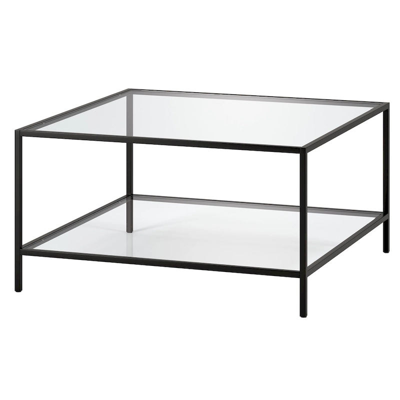 Sivil 32 Square Coffee Table with Shelf