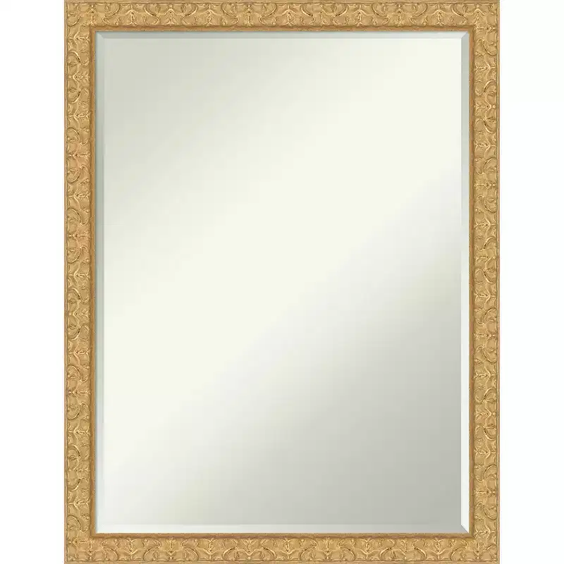 Amanti Art Lila Half-Inch-Bevel Wood Framed Bathroom Vanity Wall Mirror