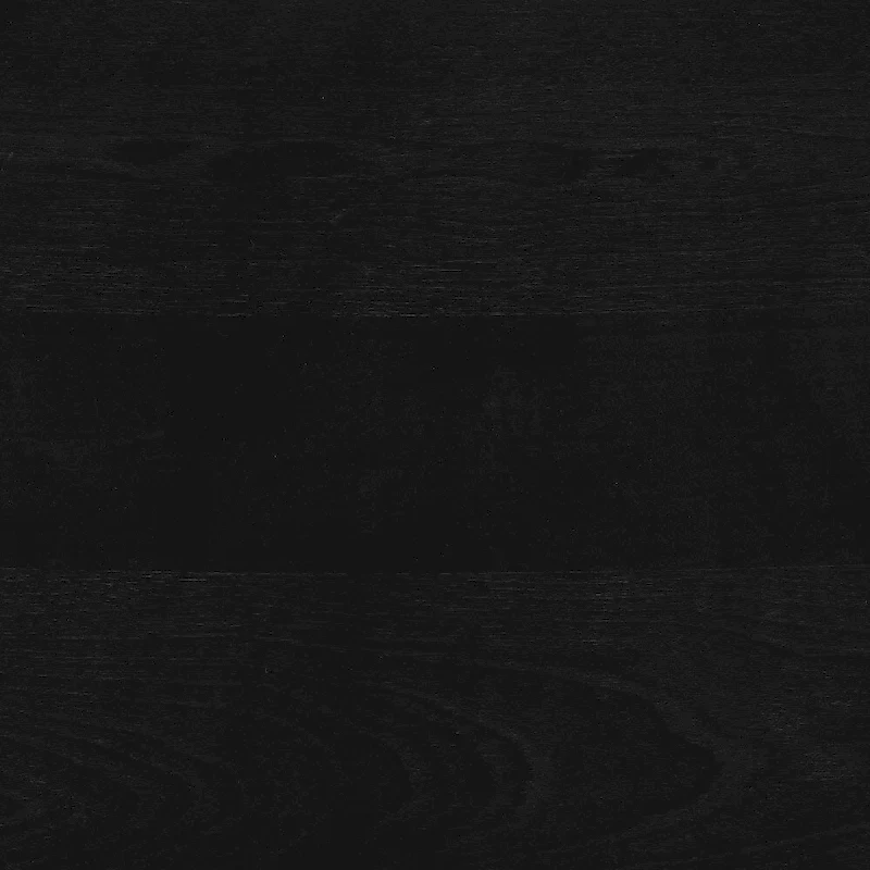 Rattan Dining Chair with Upholstered Seat - Natural/Black