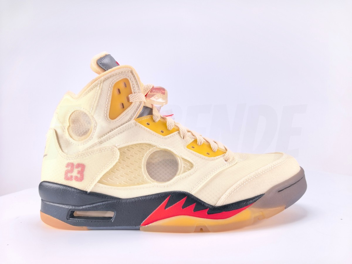 Jordan 5 Retro Off-White Sail - Aktrende