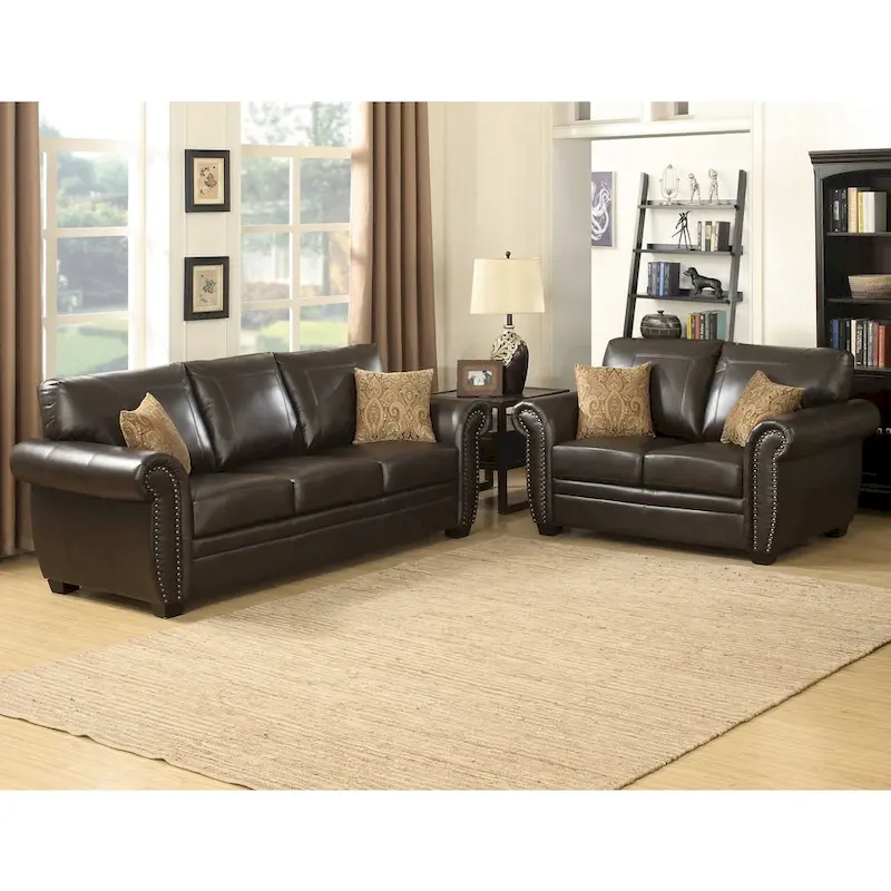 Louis Sofa and Loveseat Set