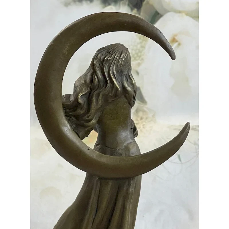 Aphrodite ~ Goddess Of Love Beauty Venus Beautiful Genuine Bronze Statue 10 Inches