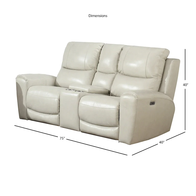 Steve Silver Fyti Top Grain Leather Power Reclining 3-piece Set
