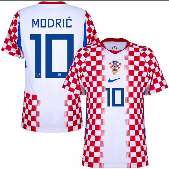 Croatia Aero-Fit Match Home Modrić 10 Jersey 2026
