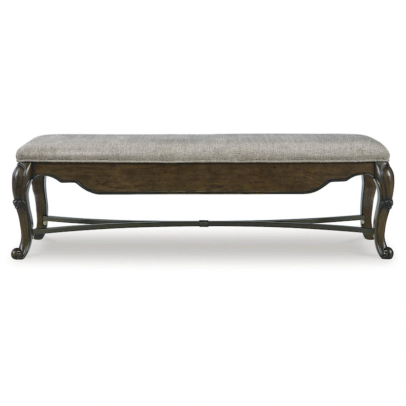 Signature Design by Ashley Maylee Dark Brown 63 Dining Bench - 63.25W x 17.5D x 20.25H