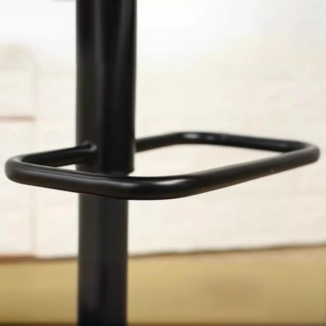 Leather Low Back Adjustable Swivel Sleek Bar Stools