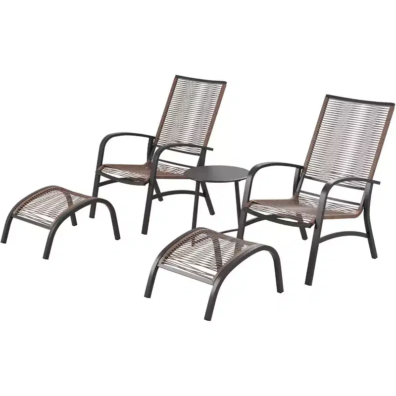 LAUSAINT HOME 5 Piece Patio Conversation Set