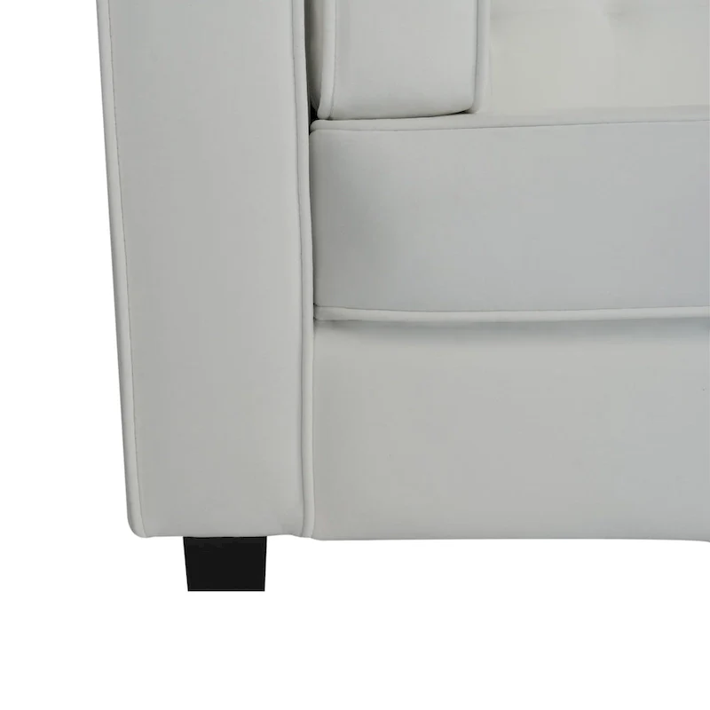 Viola Velvet Cushion 3-Seater Sofa Couch by Christopher Knight Home