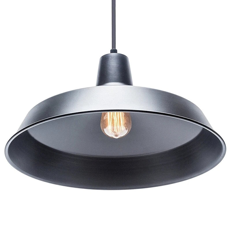 Barnyard 1-Light Matte Back Plug-In Pendant