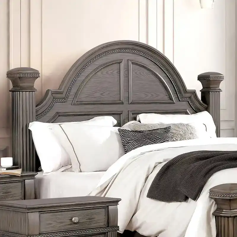 Stroh Traditional Wood 3-piece Poster Bedroom Set with USB by Furniture of America