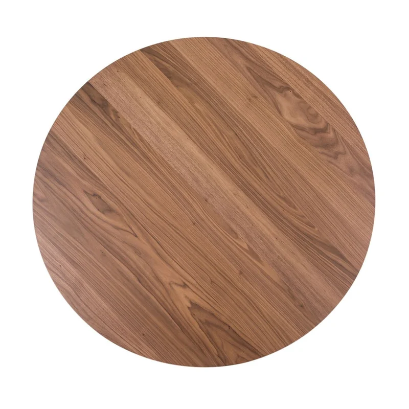 Space Savers Satin Walnut Round Pedestal Table