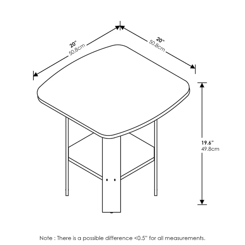 Furinno Simple Design End/SideTable