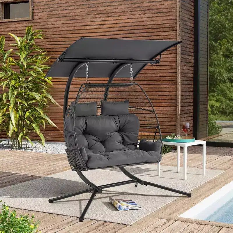 EROMMY Swing Double Egg Chair