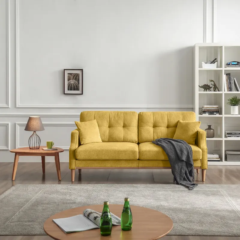 3-Seater Fabric Sofa for Living Room
