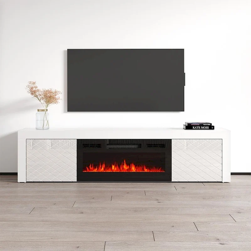 Dia BL-EF Electric Fireplace 71  TV Stand