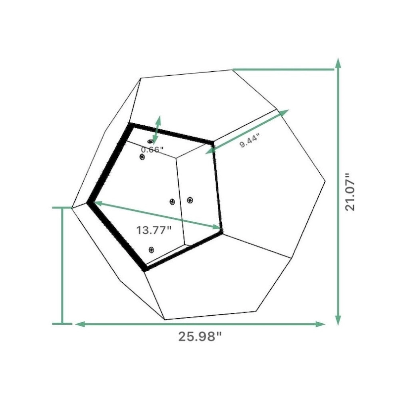25.98 Shaped Modern Pet Furniture Cat Kennel Side Table
